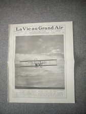LA VIE AU GRAND AIR - COVER - L'AIRPLANE WIBUR WRIGHT - BLERIOT ,,, picture