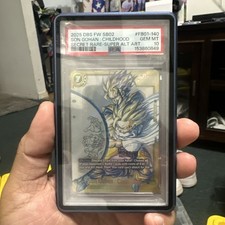 Bandai Dragon Ball Super FW SB02 Son Gohan Childhood FB01-140 SCR super PSA 10  picture