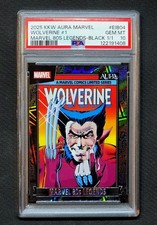 WOLVERINE 💎 1/1 | 80s Legnds WOLV #1 2025 AURA KKW BLACK 1 of 1 - PSA 10 💎 MNT picture