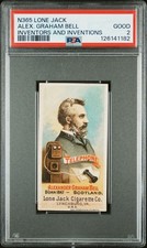 1887 N365 Lone Jack Inventors and Inventions *ALEXANDER GRAHAM BELL* PSA 2 GD picture