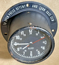 Vintage Alfry Aviation Clock Swiss with movement made by Italora in Milano/Italy picture