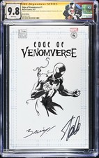 VENOMVERSE 1 CGC 9.8 SS MARK BAGLEY SKETCH SIGNED STAN LEE MINT SPIDER-MAN VENOM picture