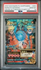 PSA 10 2007 DATA CARDDASS NARUTO SHIPPUDEN ULTIMATE MISSION PROMO NARUTO UZUMAKI picture