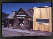 Tombstone Trading Post Store Sign - Silverton CO - 1971 - Vintage 35mm Slide picture