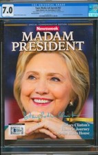 Newsweek Madam President Magazine Recalled Edition Signed and Certified Original picture