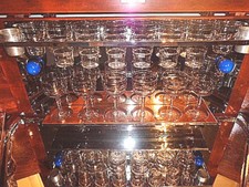 Philco Radio Bar & Original Glassware 1937 Pallet RESTORED picture