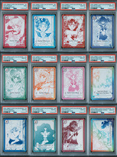 Jimmy Choo x Sailor Moon 2024 Collector Card #01-#12 COMPLETE SET OF 12 PSA 9 10 picture