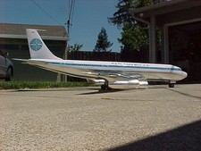 Boeing 707 Pan American Airlines - 7 Foot Wingspan / wood & fiberglass picture
