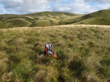 Photo A2 The summit of Rough Knowe Barrow Burn/NT8610 This rarely visit c2012 picture