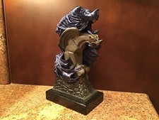 BOWEN BATMAN BRONZE STATUE SCULPTED BY RANDY BOWEN # 236/ 250 w/ COA AND BOX picture