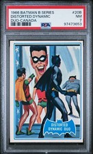 1966 BATMAN B SERIES CANADA 20B DISTORTED DYNAMIC DUO PSA 7 picture