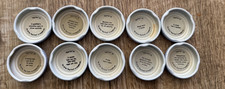 Rare Snapple Caps Complete Set #1–10 – Original “Real Facts” – Collectible Lot picture