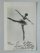 Purple Verdy - French Ballerina - Original Autograph - Size 14x9cm picture