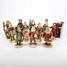 Duncan Royale 'History of Santa Claus' Lot of 12 Vintage Santa Claus Figurines picture