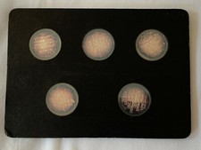 1969-71 Danbury Mint Men In Space Medal Set Gemini III, IV, V, VI & VII picture