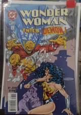 WONDER WOMAN # 107 1996 DC john byrne cassIE sandsmark THE DEMON picture