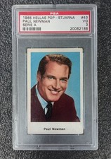 🏆 Hellas Pop-Stjarna Paul Newman Card PSA picture
