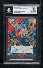 2012 SUPERMAN DC DEAN CAIN SIGNED AUTO ORIGINAL ART SKETCH 1/1 BAS picture