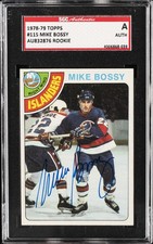 1978-79 TOPPS ROOKIE #115 MIKE BOSSY SGC A picture