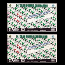 Ayrton Senna San Marino GP Imola 1994 Rare Pair of Consecutive Unused Tickets picture