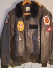G-1 Flight Jacket VF-103 Sluggers Squadron - USS Saratoga CV-60 c.1977 picture