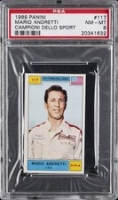 1969 PANINI CAMPIONI DELLO SPORT #117 MARIO ANDRETTI PSA 8 picture