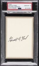 N/A CARD AUTO GRADE GERALD FORD PSA DNA 10 picture