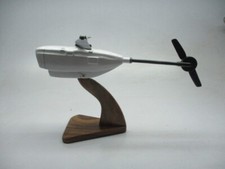 Black Hornet Nano Micro UAV Aircraft Desktop Kiln Dried Wood Model Small New picture
