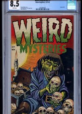 WEIRD MYSTERIES 7 CGC 8.5 USED in SOTI pre-CODE HoRRoR key GILMOR Magazines 1953 picture