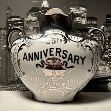 Victorian Era 1890 JP Limoges Double Handled Vase & Al Lanternier AL Signed 1913 picture
