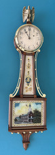 Waltham M1543 Banjo Clock Liberty Bell Tablets ca. 1930 Rare Cherry – Restored picture