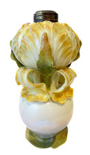 AUSTRIAN Porcelain CARLSBAD Antique VASE CABBAGE Shape picture
