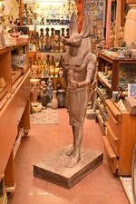 Anubis Statue God Protector of Royal Tomb Rare Ancient Egyptian Antiquities BC picture