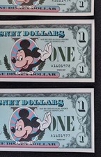 Disney Dollar $1 1987 Rare 1st Series A