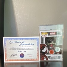 🔥Rare Funko Pop Marvel Carnage #99 STIGGY'Z Autographed Stan Lee COA🔥 picture