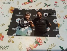 Original Hand Signed Picture Football By Maradona And Peeled  picture