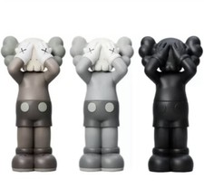 KAWS Holiday UK Vinyl Figure Set of 3 Brown - Grey - Black *Ready to Ship* picture