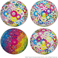 Takashi Murakami Flower Ball 4 set ed 300 Beyond the Dimensions Colorful etc picture