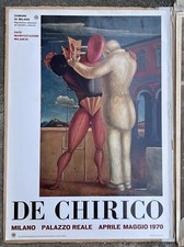 Manifesto Giorgio De Chirico, Palazzo Reale - Milan, 1970 picture