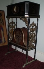 Freed Eisemann NR-80 VINTAGE 1928 TUBE RADIO with STAND & 345 SPEAKER picture