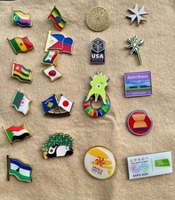 EXPO 2025 Osaka Kansai Expo Pavilion Pin Badges, 21 pcs #cb4662 picture