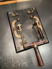 antique switch Thomson Houston dynamo switch lamp era Thomson Houston socket picture