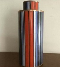 RARE Mid 20th Century Fabienne Jouvin Paris “Fugi” Cloisonné Tall Jar Canister picture