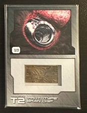 2017 Unstoppable Cards Terminator 2 BC1 Prototype Brain Chip # /21 Holy Grail T2 picture