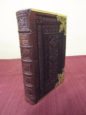 1850's Stunning Bible Book of C P-painted - Beautiful Binding &Gold Gauffering picture
