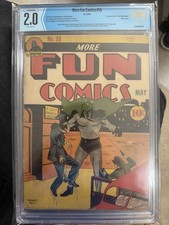 More Fun Comics #55 DC 1940 1st Appearance of Dr. Fate CBCS 2.0 Trimmed Married picture
