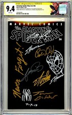 AMAZING SPIDER-MAN V2 #36 CGC SS 9.4 LEE NEVER FORGET 9/11 SKETCH HANNA + 4 WTC picture