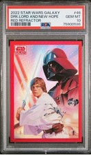 2022 Star Wars Galaxy The Dark Lord And A New Hope Red Refractor /5 picture