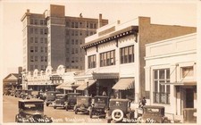 FL 1920’s RARE FLORIDA REAL PHOTO Main Street from Ringling Bank Sarasota, FLA picture