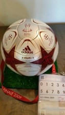 Final matchball imprint Champions League Roma 2009 match Adidas ball prototype picture